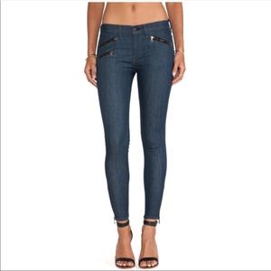 rag & bone mid rise ankle zip skinny pants